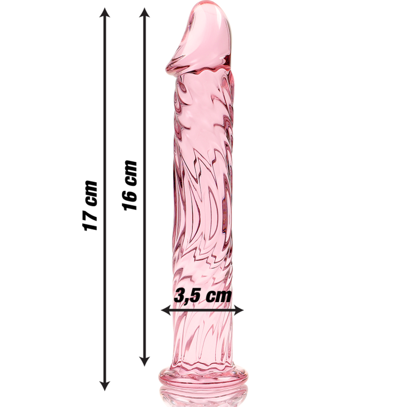 NEBULA SERIES BY IBIZA - MODÈLE 12 GODE EN VERRE BOROSILICATE CLAIR 17 CM -O- 3.5 CM - Image 8