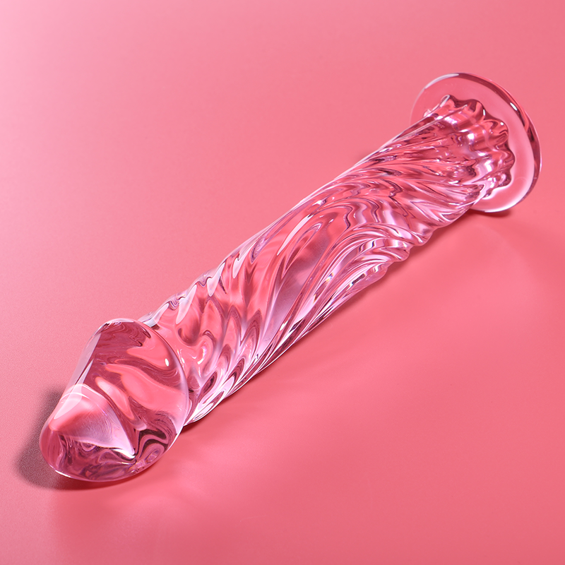 Nebula Series By Ibiza - Modèle 12 Gode En Verre Borosilicate Rose 17 Cm -O- 3.5 Cm - Image 2