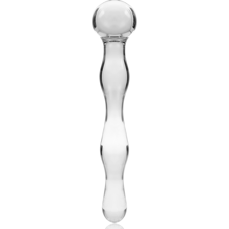 NEBULA SERIES BY IBIZA - MODÈLE 13 GODE EN VERRE BOROSILICATE CLAIR 18 CM -O- 3.5 CM - Image 3
