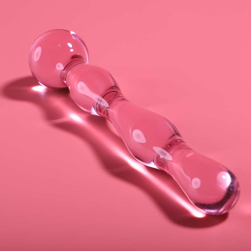 Nebula Series By Ibiza - Modèle 13 Gode En Verre Borosilicate Rose 18 Cm -O- 3.5 Cm - Image 2