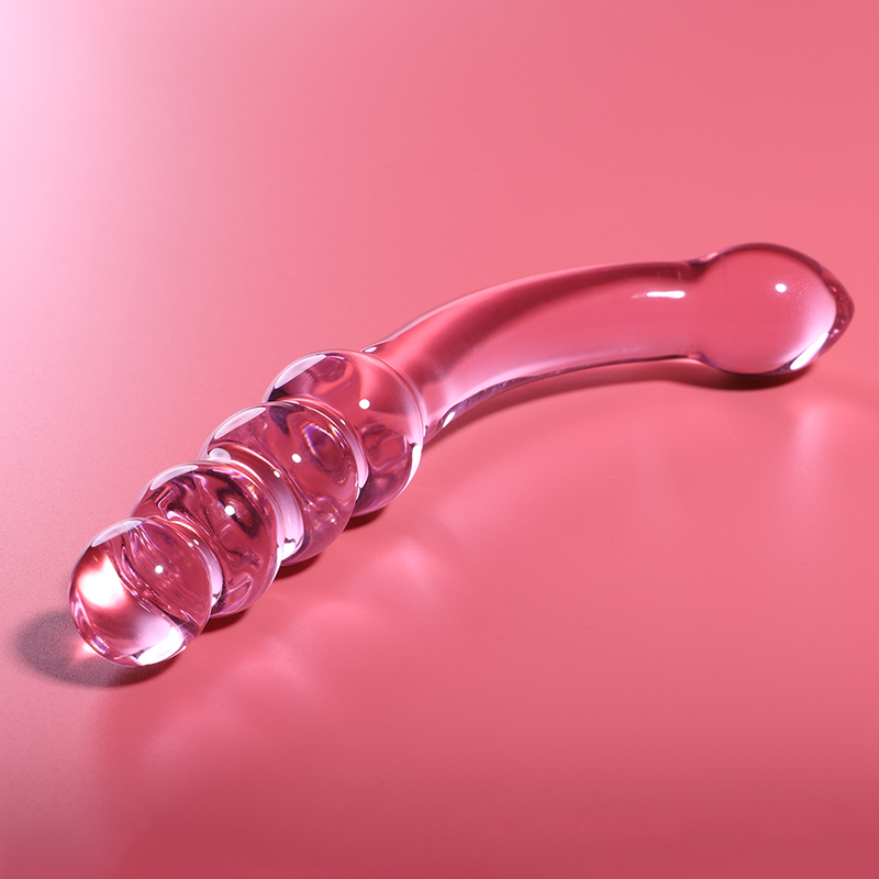 Nebula Series By Ibiza - Modèle 14 Gode En Verre Borosilicate Rose 18.5 Cm -O- 3 Cm - Image 2
