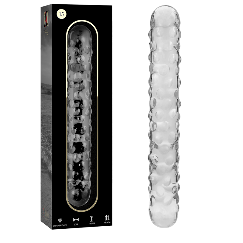 Nebula Series By Ibiza - Modèle 15 Gode En Verre Borosilicate Clair 18.5 Cm -O- 3 Cm - Image 2