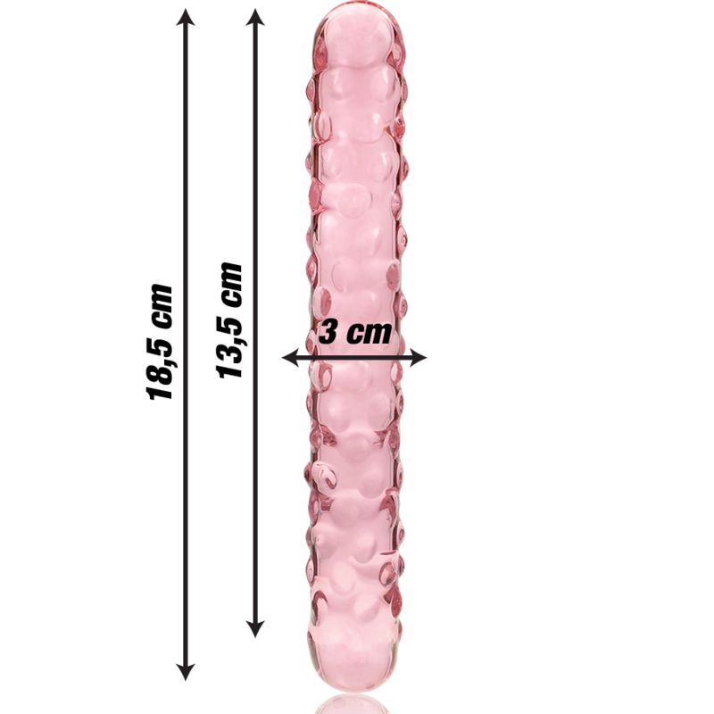 Nebula Series By Ibiza - Modèle 15 Gode En Verre Borosilicate Clair 18.5 Cm -O- 3 Cm - Image 8
