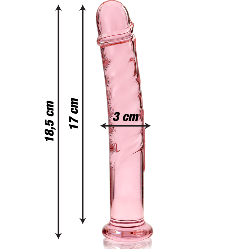 Nebula Series By Ibiza - Modèle 16 Gode En Verre Borosilicate Clair 18.5 Cm -O- 3 Cm - Image 8