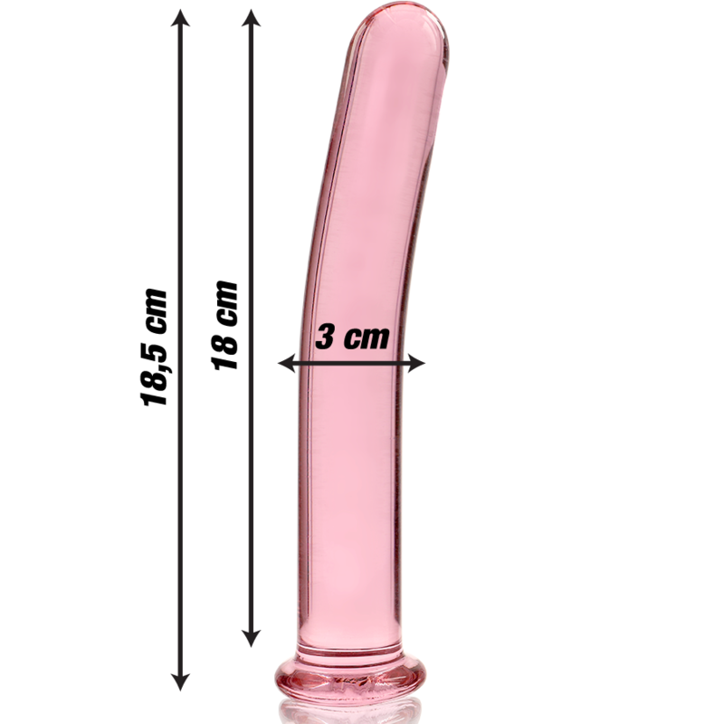 NEBULA SERIES BY IBIZA - MODÈLE 17 GODE EN VERRE BOROSILICATE CLAIR 18.5 CM -O- 3 CM - Image 8