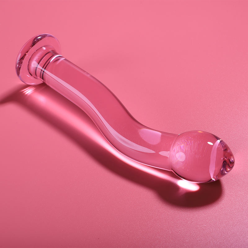 Nebula Series By Ibiza - Modèle 18 Gode En Verre Borosilicate Rose 18.5 Cm -O- 3.5 Cm - Image 2