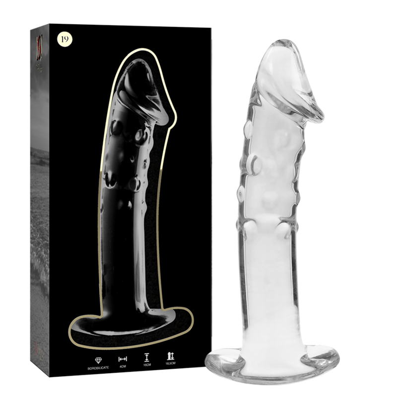 Nebula Series By Ibiza - Modèle 19 Gode En Verre Borosilicate Clair 18.5 Cm -O- 4 Cm - Image 2