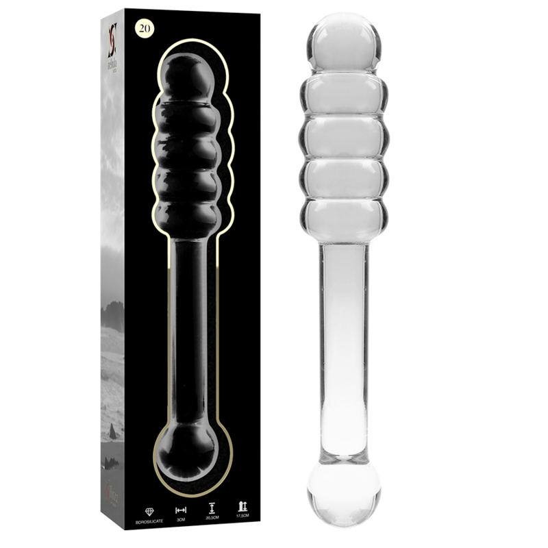 Nebula Series By Ibiza - Modèle 20 Gode En Verre Borosilicate Clair 20.5 Cm -O- 3 Cm - Image 2