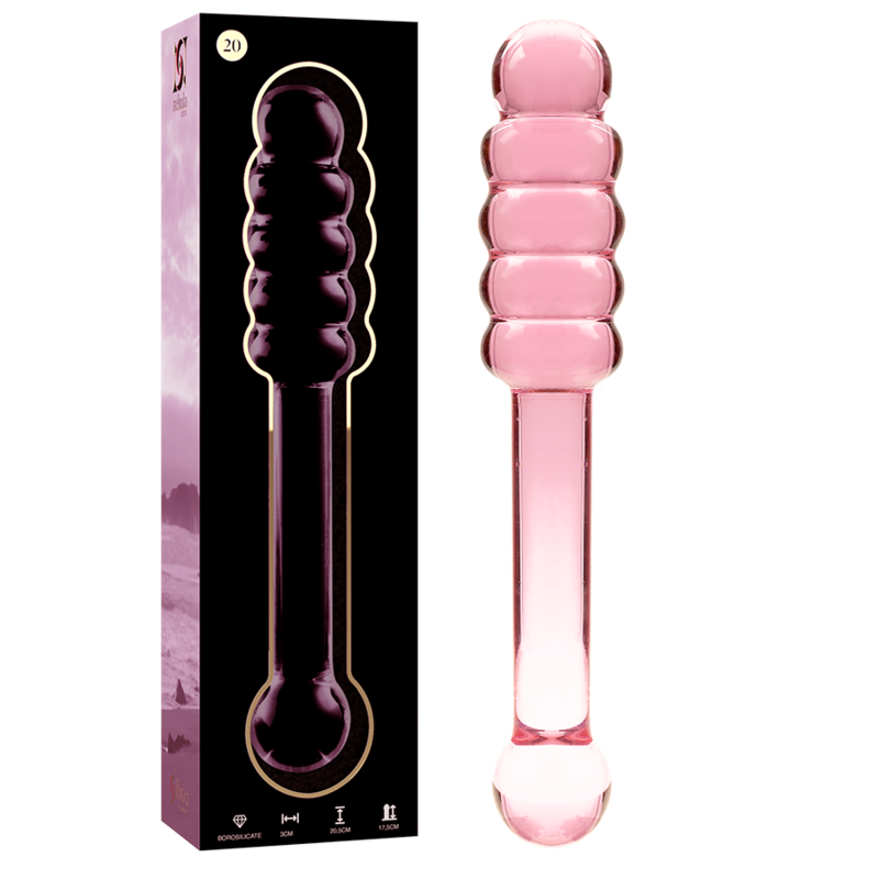 Nebula Series By Ibiza - Modèle 20 Gode En Verre Borosilicate Clair 20.5 Cm -O- 3 Cm - Image 6
