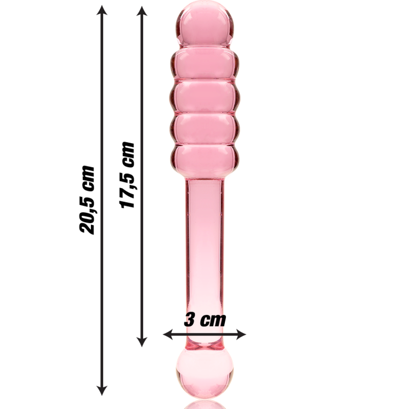 Nebula Series By Ibiza - Modèle 20 Gode En Verre Borosilicate Clair 20.5 Cm -O- 3 Cm - Image 8