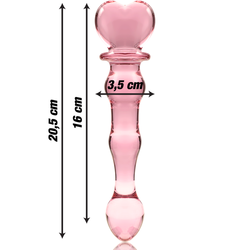 Nebula Series By Ibiza - Modèle 21 Gode En Verre Borosilicate Clair 20.5 Cm -O- 3.5 Cm - Image 8