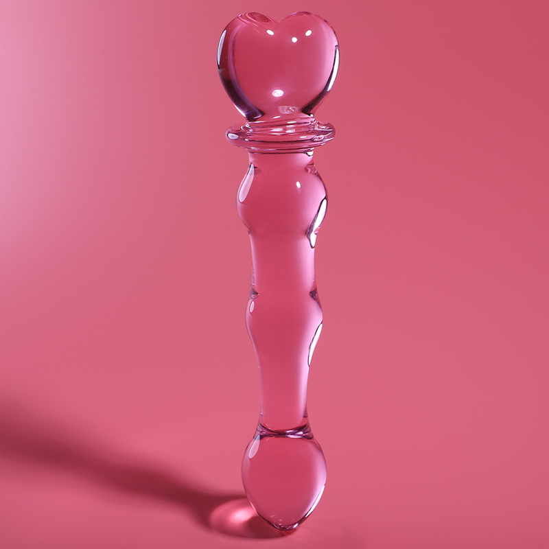 Nebula Series By Ibiza - Modèle 21 Gode En Verre Borosilicate Rose 20.5 Cm -O- 3.5 Cm - Image 2