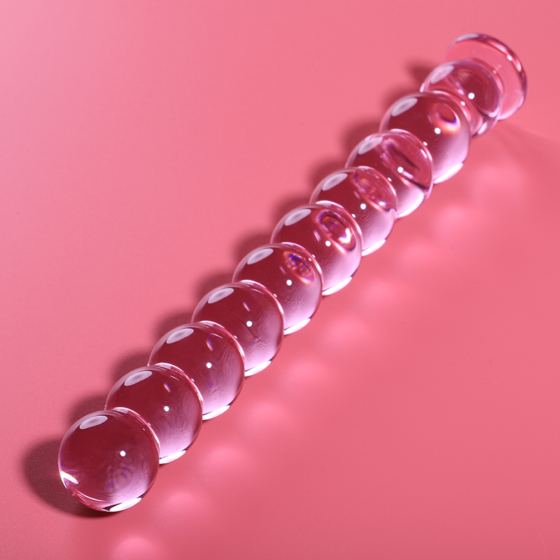 Nebula Series By Ibiza - Modèle 22 Gode En Verre Borosilicate Rose 21.5 Cm -O- 2.5 Cm - Image 2