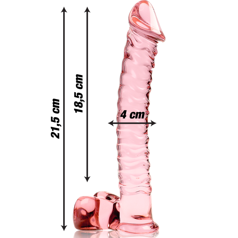 Nebula Series By Ibiza - Modèle 23 Gode En Verre Borosilicate Clair 21.5 Cm -O- 4 Cm - Image 8