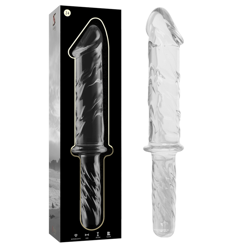 Nebula Series By Ibiza - Modèle 24 Gode En Verre Borosilicate Clair 28.5 Cm -O- 5 Cm - Image 2
