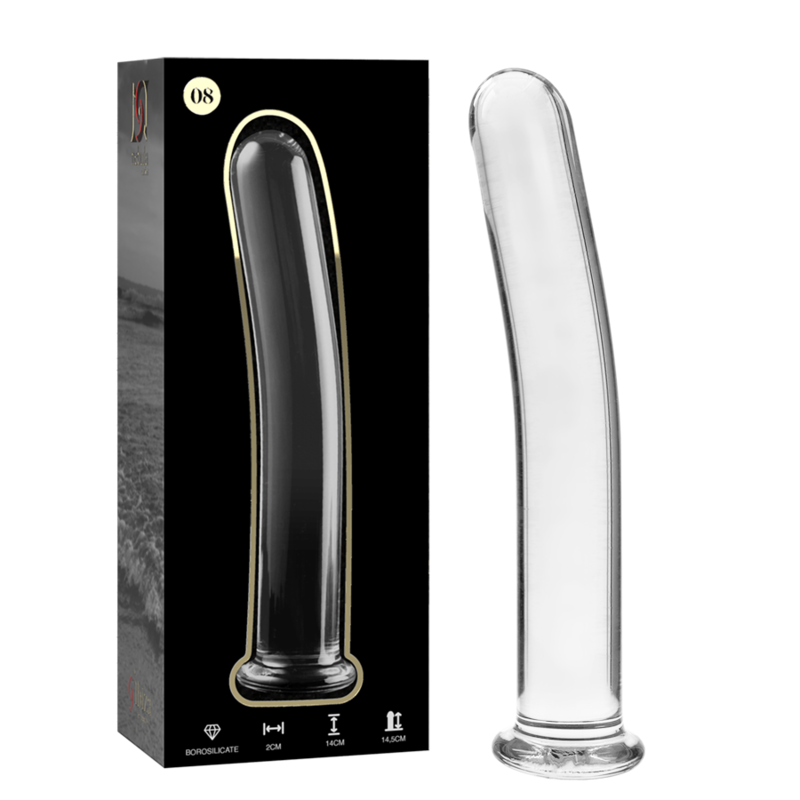 Nebula Series By Ibiza - Modèle 8 Gode En Verre Borosilicate Clair 14.5 Cm -O- 2 Cm - Image 2
