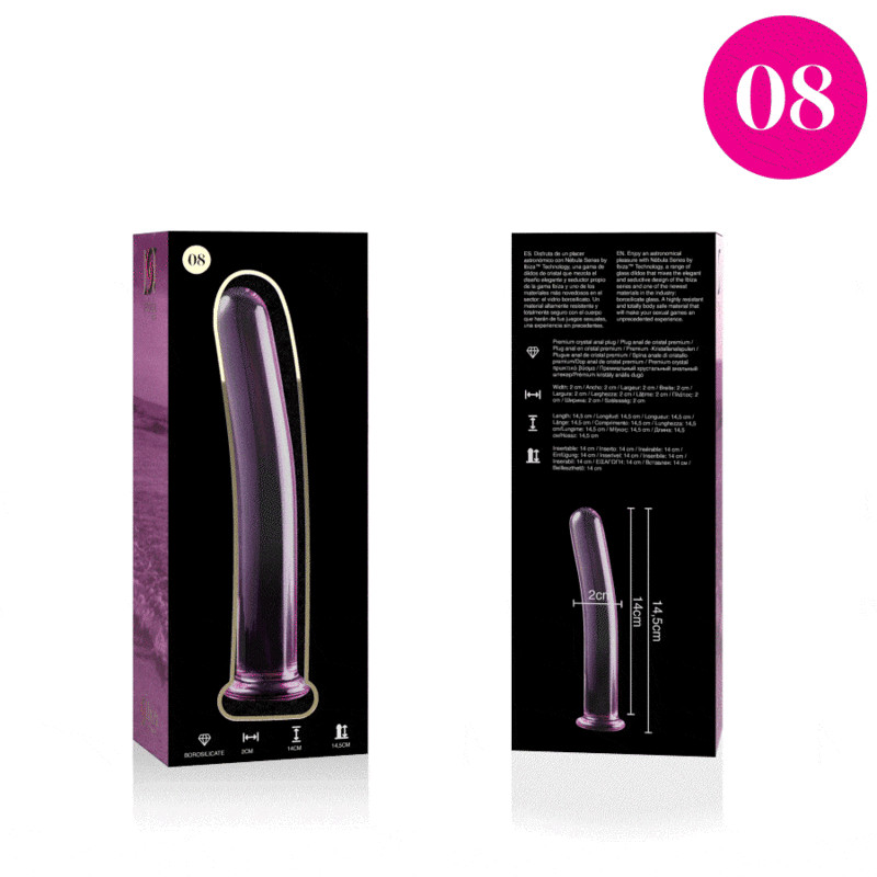 Nebula Series By Ibiza - Modèle 8 Gode En Verre Borosilicate Clair 14.5 Cm -O- 2 Cm - Image 5