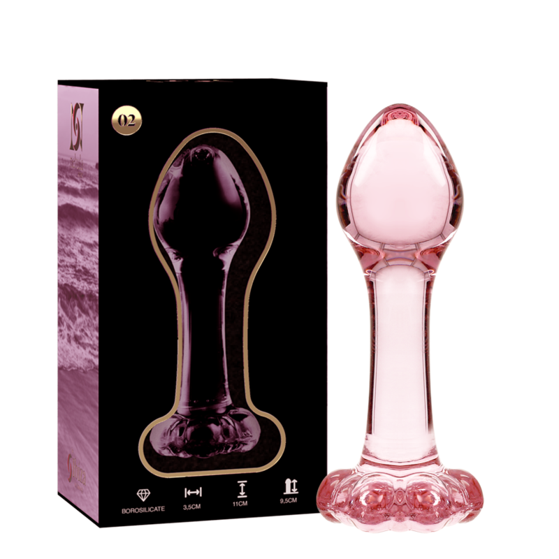 Nebula Series By Ibiza - Plug Anal Modèle 2 Verre Borosilicate Clair 11 Cm -O- 3.5 Cm - Image 6