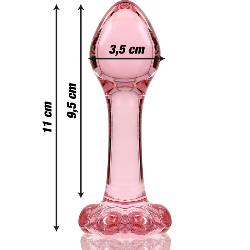 Nebula Series By Ibiza - Plug Anal Modèle 2 Verre Borosilicate Clair 11 Cm -O- 3.5 Cm - Image 8