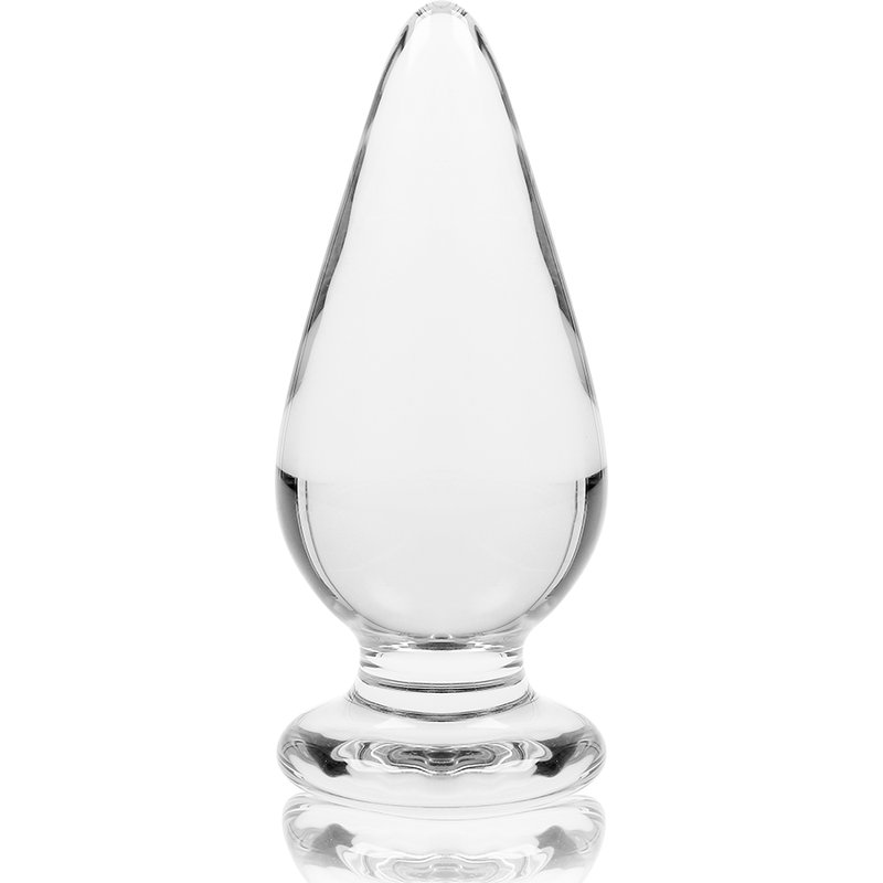 NEBULA SERIES BY IBIZA - MODEL 4 ANAL PLUG BOROSILICATE GLASS CLEAR 11 CM -O- 5 CM - Image 3