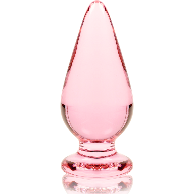 NEBULA SERIES BY IBIZA - MODEL 4 ANAL PLUG BOROSILICATE GLASS CLEAR 11 CM -O- 5 CM - Image 8