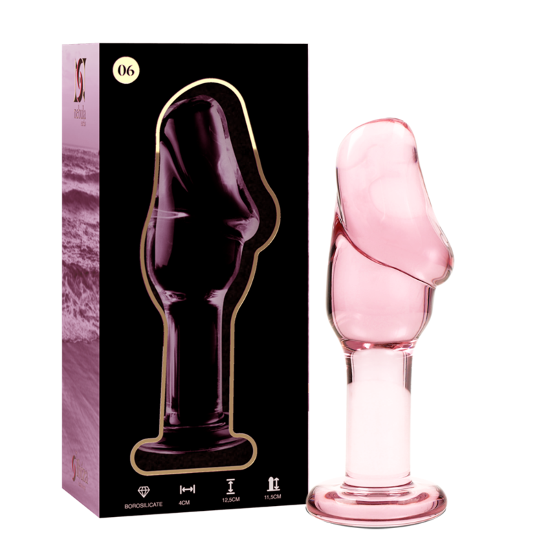 NEBULA SERIES BY IBIZA - ANAL PLUG MODEL 6 HELDERE BOROSILICAAT GLAS 12.5 CM -O- 4 CM - Image 8