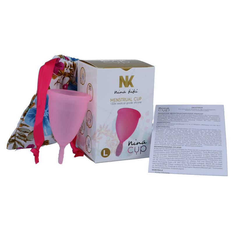 Nina Kikí - Coupe Menstruelle Rose - Taille L - Image 2
