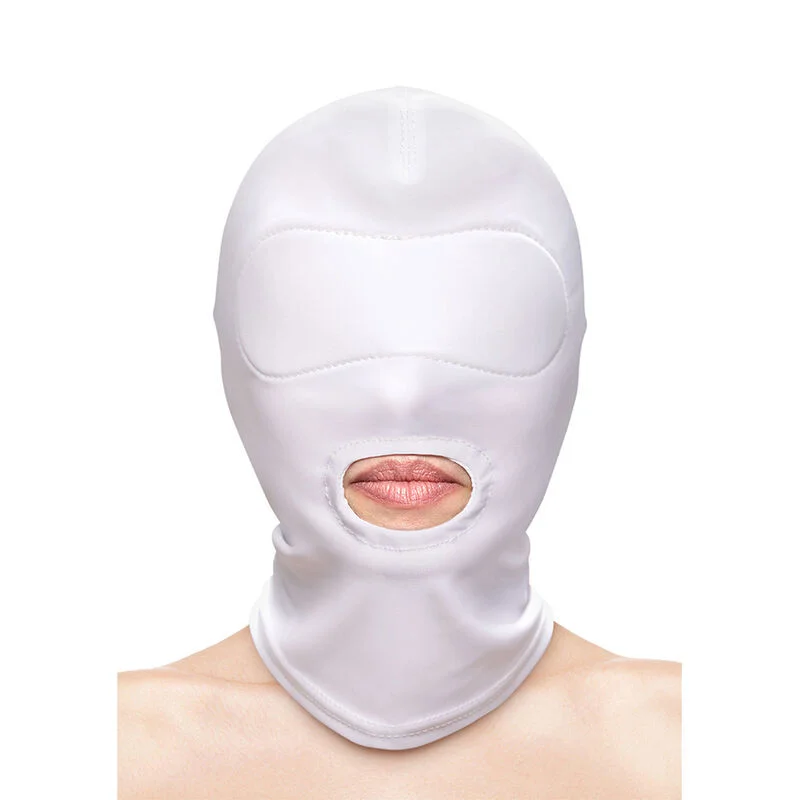 Ns Novelties - Fetish & Fashion Mouth Hood Nylon White