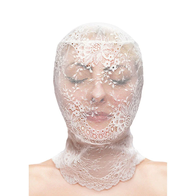 Ns Novelties - Fetish & Fashion Lace Hood White
