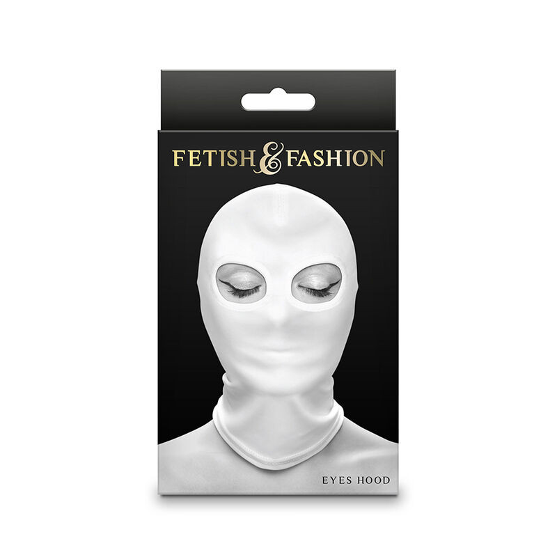 Ns Novelties - Fetish & Fashion Eyes Hood Nylon White - Image 2