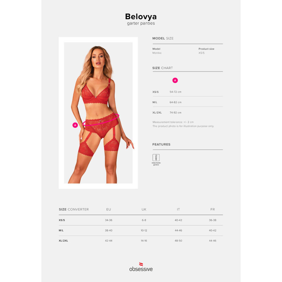 OBSESSIVE - BELOVYA PORTE JARRETELLES XS/S - Image 5