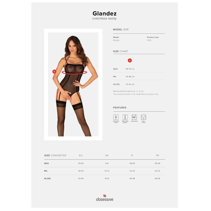 Obsessive- Glandez Teddy Sans Crochles Xs/S - Image 5