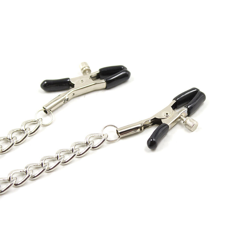 Ohmama Fetish - 4 Nipple Clamps With Chains - Image 3