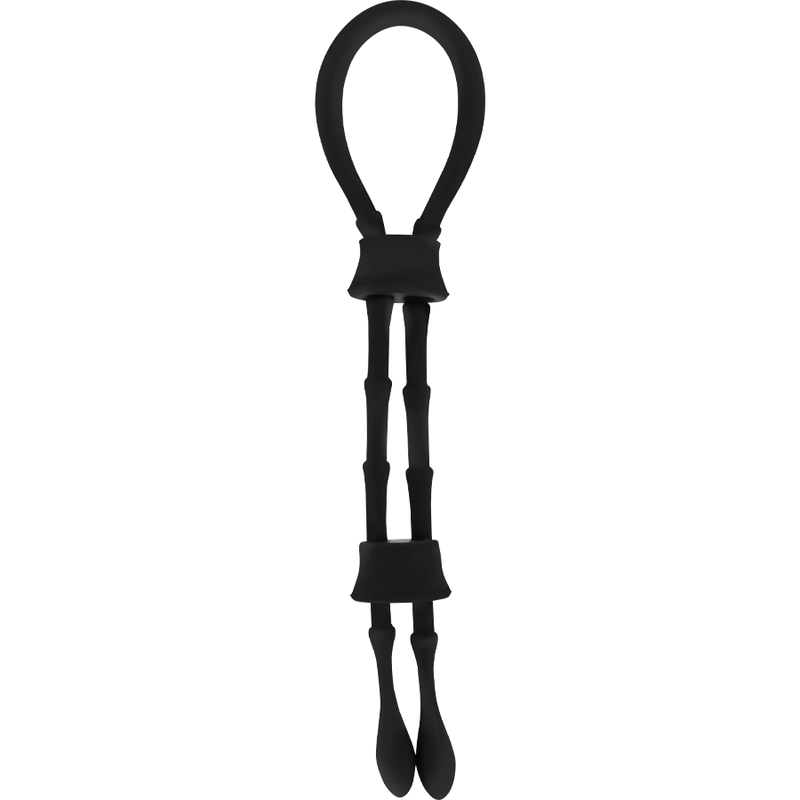 Ohmama Fetish - Silicone Cord-Cock And Testicles Ring - Image 2