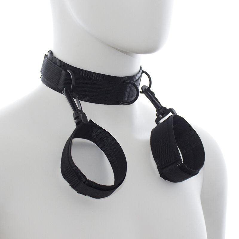 Ohmama Fetish - Nylon Handboeien En Halslet - Image 2