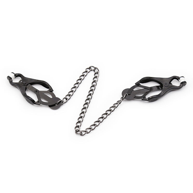 Ohmama Fetish - Japanese Nipple Clamps With Black Chain - Image 5