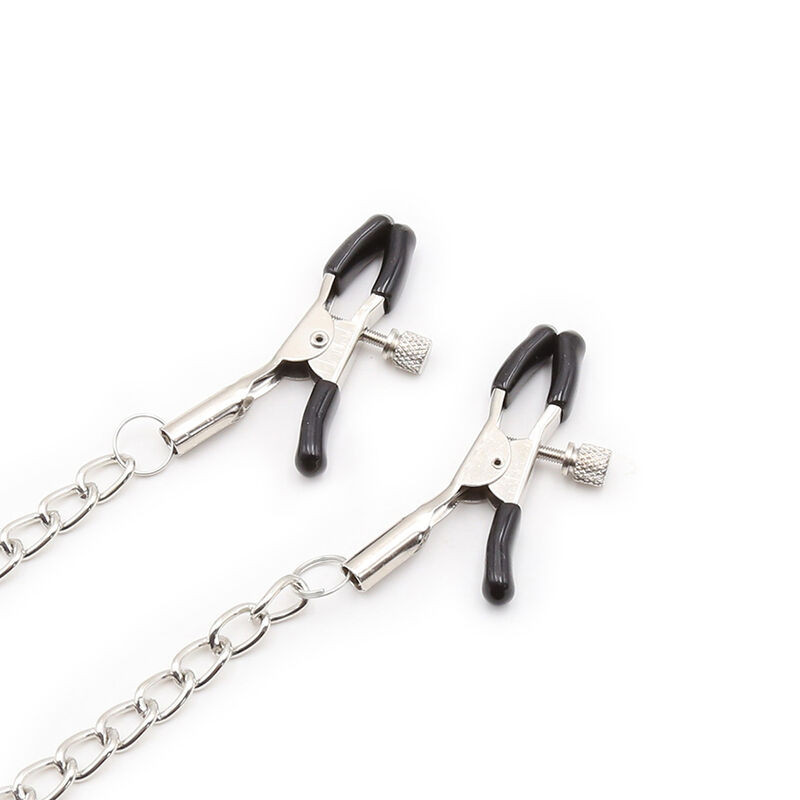 OHMAMA FETISH - RING GAG WITH CHAINS AND NIPPLE CLAMPS - Image 4