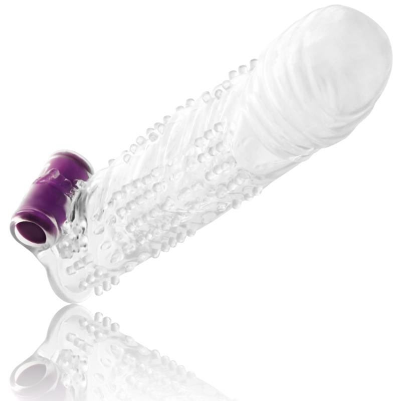 Ohmama - Textured Penis Sheath With Vibrating Bullet - Image 2