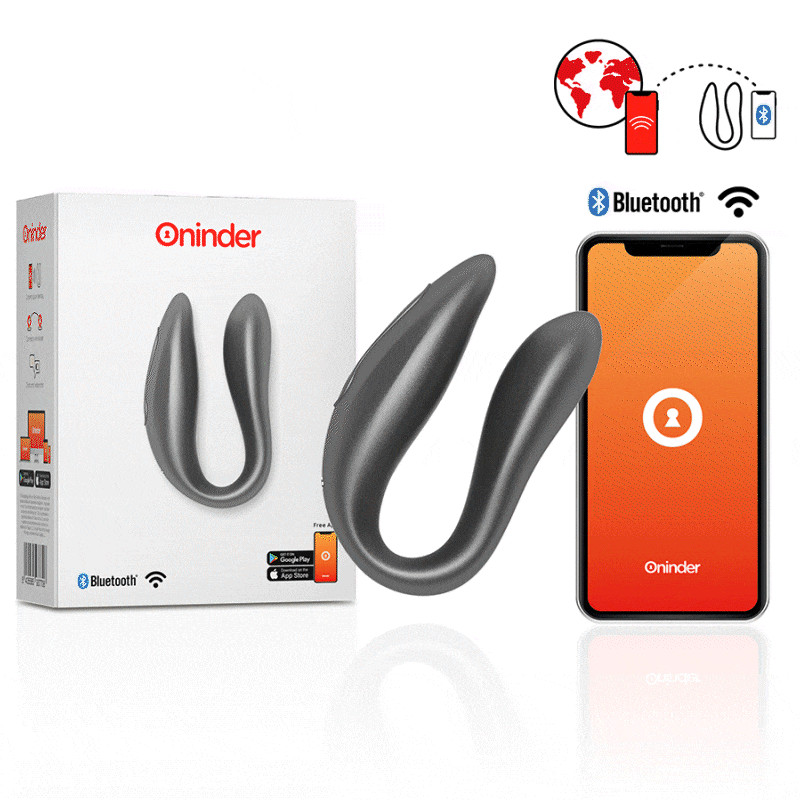 Oninder - Lisboa G-Spot & Clitoral Stimulateur Rose - Application Gratuite - Image 5