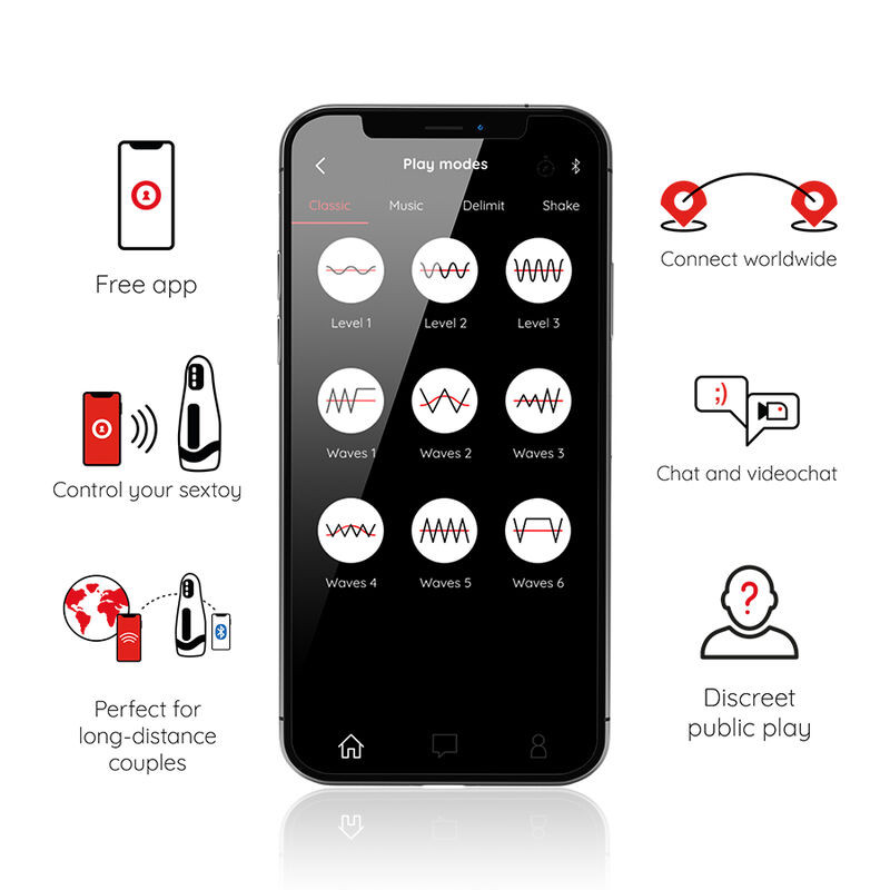 ONINDER - SEOUL RECHARGEABLE MALE MASTURBATOR 10 SPEED - FREE APP - Image 4