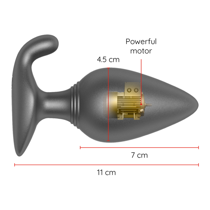 Oninder - Plug Anal Vibrant Rio Noir - Application Gratuite - Image 3