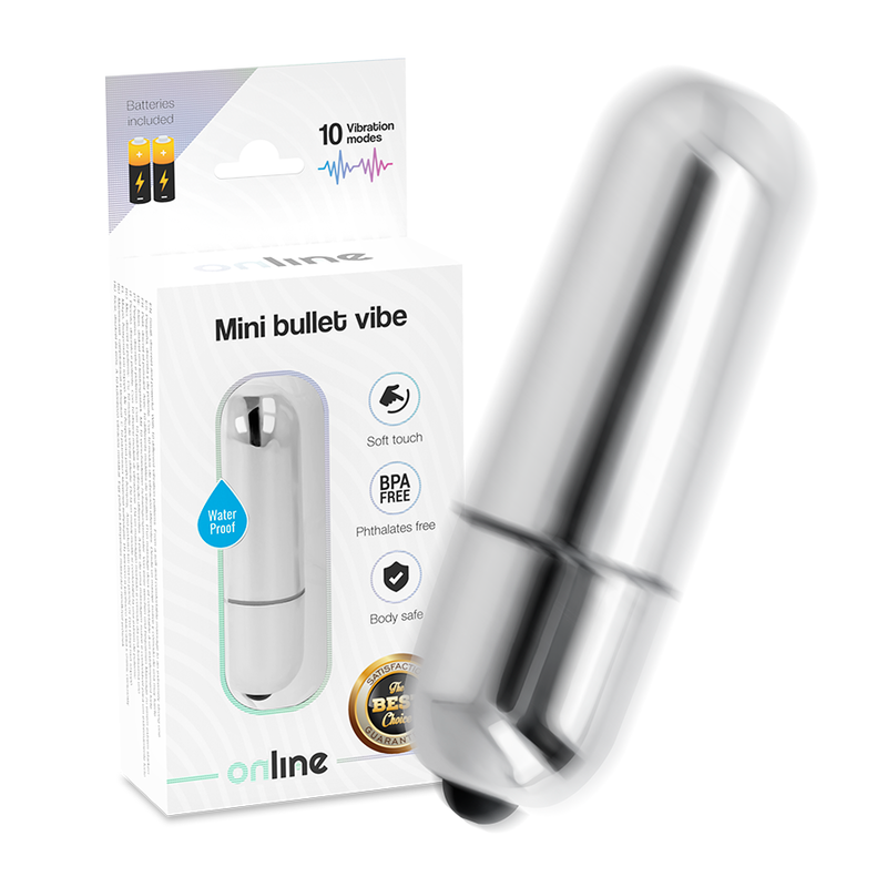 Online - Mini Balle Vibrante Argent - Image 2