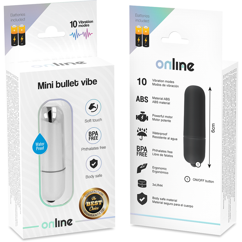 Online - Mini Balle Vibrante Argent - Image 5
