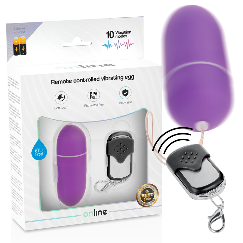 Online - Oeuf Vibrant Télécommande L Lilas - Image 2