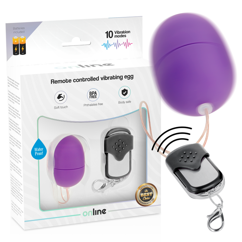 Online - Oeuf Vibrant Télécommande S Lilas - Image 2