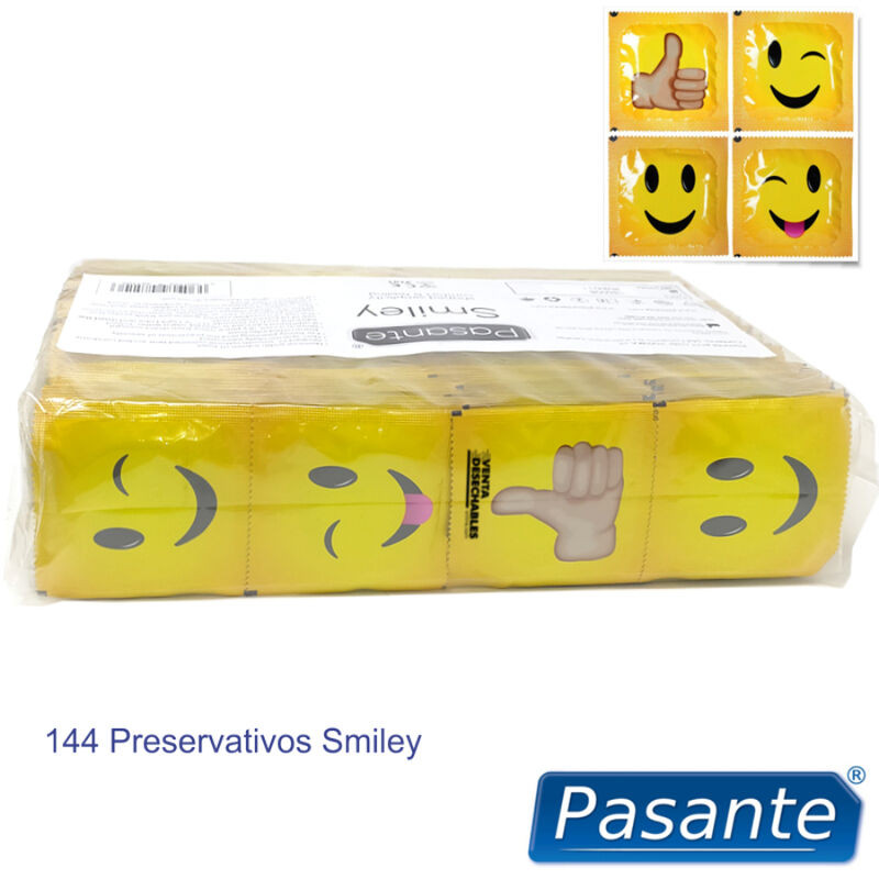 PASANTE - CONDOMS SMILEY BAG 144 UNITS - Image 3