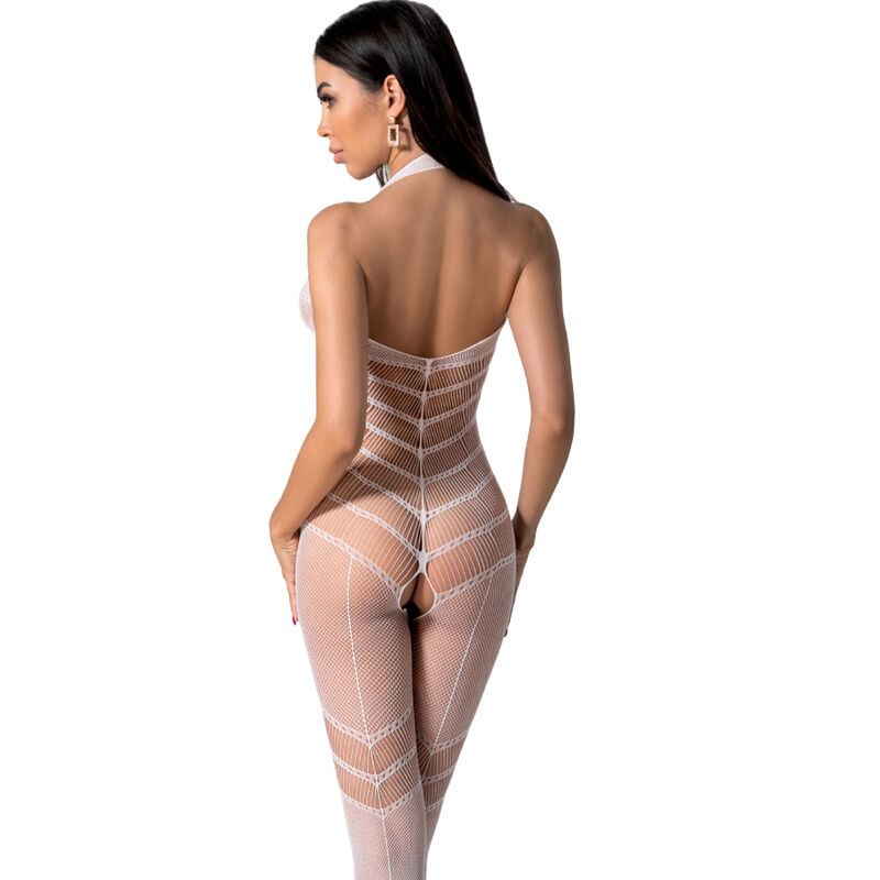 Passion - Bodystocking Blanc Bs100 Taille Unique - Image 2