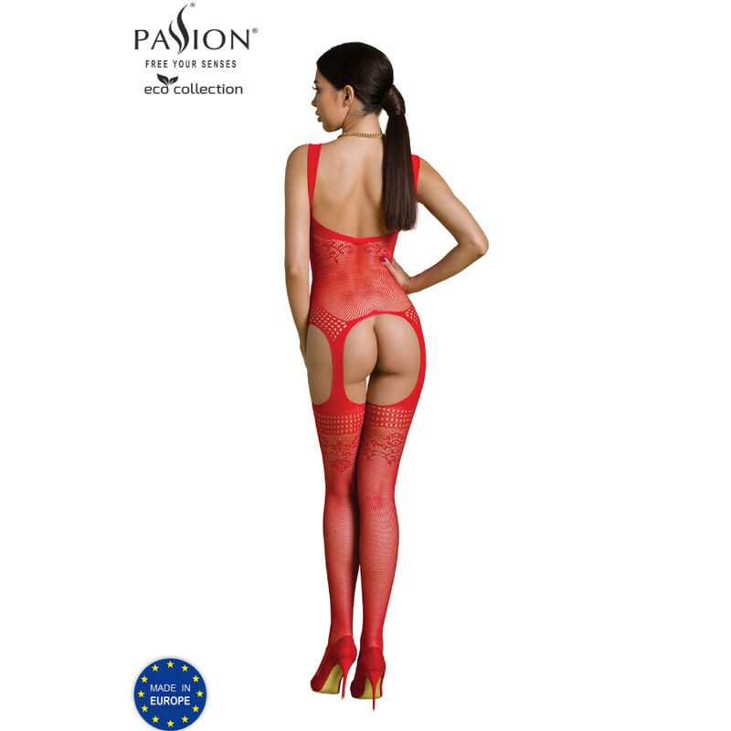 PASSION - ECO COLLECTION BODYSTOCKING ECO BS008 BLACK - Image 7