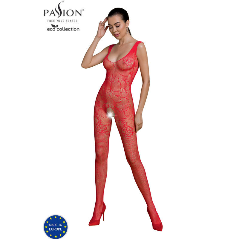 Passion - Bodystocking Eco Collection Eco Bs012 Noir - Image 6