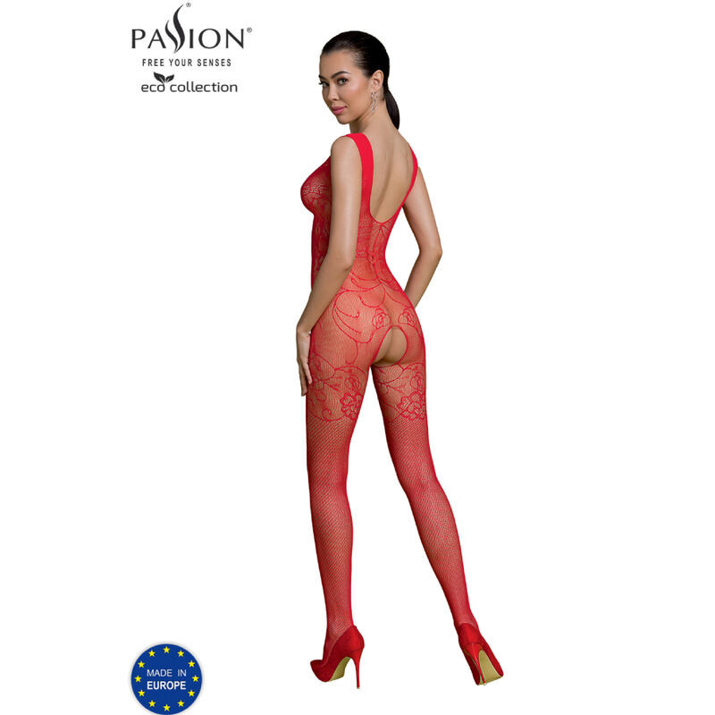 Passion - Bodystocking Eco Collection Eco Bs012 Noir - Image 7